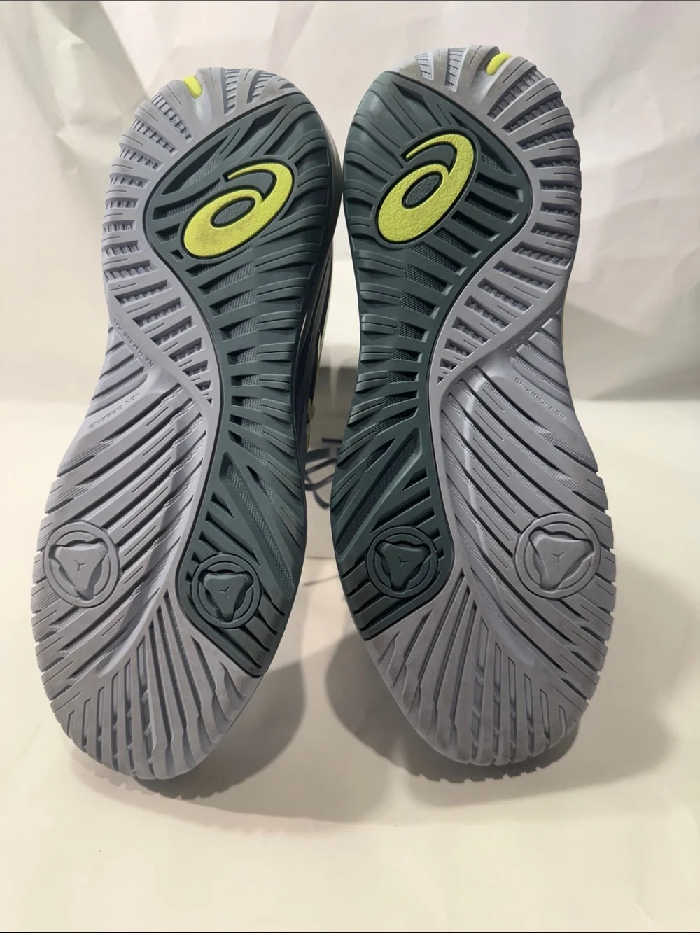 ASICS Gel-Resolution X Wide Men’s Tennis Shoes 8.5 Gray Lime NEW $160